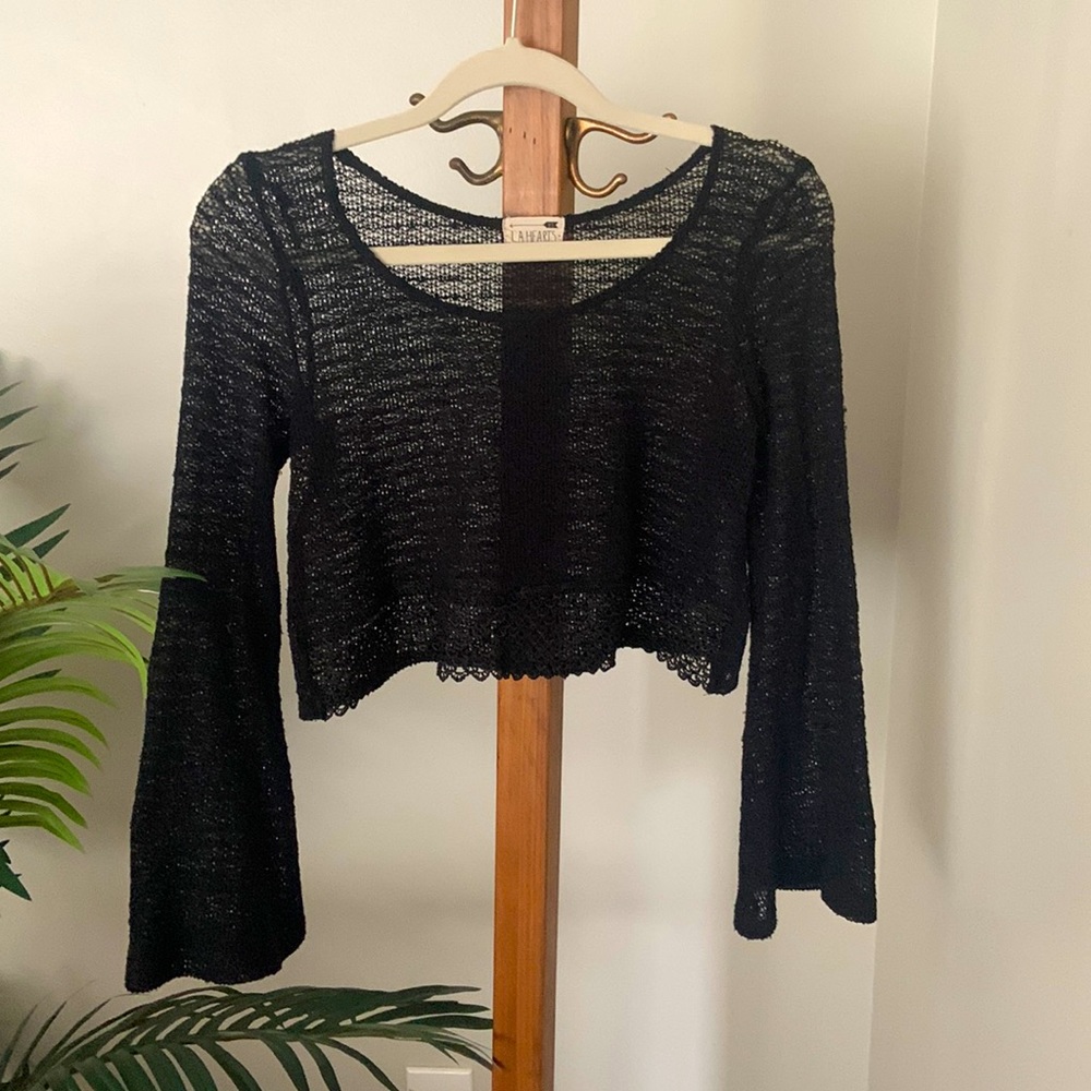 Black top, size medium, LA Hearts brand